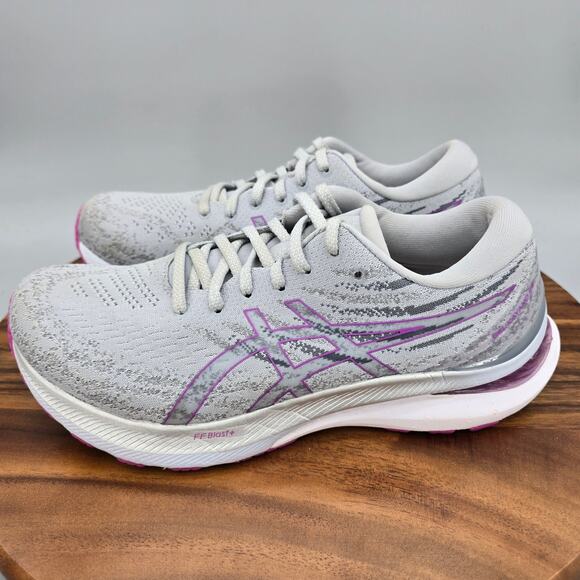 Asics Gel Kayano 29 Shoes Women's 9 Gray Orchid Training Running Sneakers - Picture 3 of 9